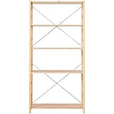 無印良品 パイン材ユニットシェルフ 大 幅86×奥行39.5×高さ175.5cm 61182285