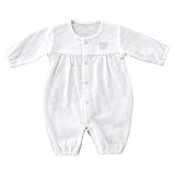 赤ちゃんの城 ツーウェイドレス 低体重児用品 麻の葉 オフホワイト