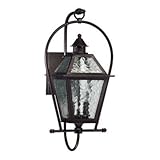 French Quarter Two Light Outdoor Wall Lantern in Oiled Bronze [並行輸入品]