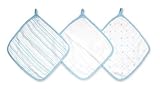 Aden by aden + anais 3 Pack Muslin Washcloths, Oh Boy! by aden + anais [並行輸入品]