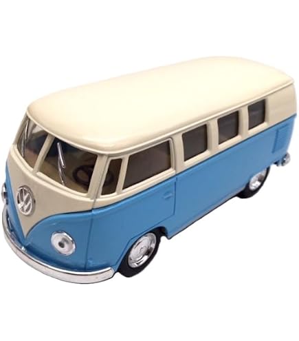 Amazon | 63年式クラッシックバス ワーゲンバスのミニカー/ブルー