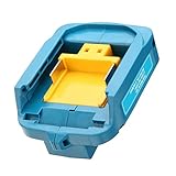 Baosity 14.4V~18V　リチウムバッテリー充電アダプタ　USBアダプタ　マキタ対応　過電流保護　全3色 - ＃2ブルー