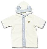 藤高 今治タオル バスローブ インフィーネ ベビー用 80 ブルー 着丈50cm