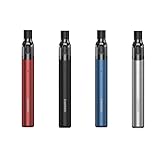 電子タバコ eGo Air Joy-etec2022 Pod vape ポッド型 ベイプ 小型 スターターキット650mAH内蔵 カートリッジ付き 水蒸気タバコ でんしたばこ コンパクト 充電式KIT ニコチンなし 正規品 (Metallic Grey)