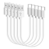 USB Type C ケーブル 0.3m 5本 SLEIJAOOE【3A急速充電 / USB 2.0データ転送】 高耐久TPE素材 USB-A to USB-C 充電コード スマートフォン/タブレット/ゲーム機のタイプｃ機種に対応