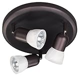CANARM LTD. ICW356A03ORB10 James 3 Bulb Ceiling/Wall Light, Oil Rubbed Bronze [並行輸入品]