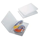 エレコム トールケース DVD BD 対応 標準サイズ 3枚収納 3個セット クリア CCD-DVD07CR