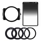 H&Y 角型フィルター K-Series 100mm ハーフND スターターセット ベーシック フィルターホルダー MarkII + ソフトGND8 アダプターリング 67-82mm付属 角形フィルターセット KSTBS