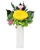 枯れない仏花　プリザーブドフラワー　お仏壇向け飾り花　E9102-72 (単品)