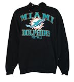 Miami Dolphins大人用サイズXL XLフード付きスウェットシャツ – ブラック