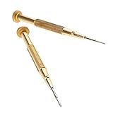 Perfk 2個入り　精密　ねじ　ドライバー　眼鏡　時計　宝石　電子機器　取り付けツール　全2種類 - プラス