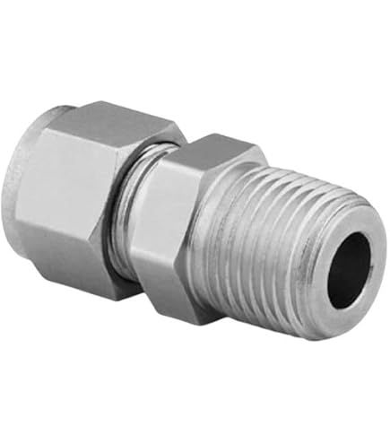 Swagelok ステンレス鋼製チューブ継手　12個 Amazon.co.jp: SWAGELOK SS-400-1-2 ステンレススチール、1/8