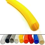 Colored分割ワイヤルーム/フレックスチューブ – 100足スプール 0.25" - 100ft WL-025-100-YL