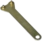 uxcell ピンレンチスパナ　アングルグラインダーハブ用レンチ　スパナ　　直径4mm　ゴールドトーン　112×32x 2mm