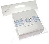 Tiny Box- Gingham Blue by WHITE COTTON CARDS