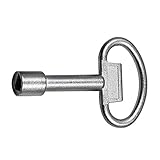 KESOTO 金属　トライアングルキー 電気キャビネットキー エレベータ 食器棚 列車 キーレンチ - L