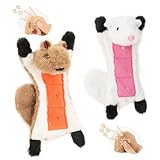 FERRISA 犬 おもちゃ ぬいぐるみ 2つ 音が出る ペット おもちゃ 犬 噛む おもちゃ 耐久 知育玩具 おもちゃ ストレス解消 運動不足 犬おもちゃ 子犬 小型犬 中型犬 犬用 おもちゃ 犬 ぬいぐるみ おもちゃ セット