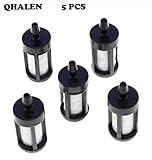 QHALEN Stihl 017 018 021 023 025 Ms170 Ms180 Ms210 Ms230 Ms250チェーンソー用交換の燃料フィルター5個 ブラック