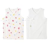 ホットビスケッツ(MIKIHOUSE HOT BISCUITS) ノースリーブ短肌着 ２枚セット（70-2104-970/70-2105-973） 50cm ピンク（08）