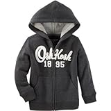 OSHKOSH(オシュコシュ) Heritageフリースフード チャコール アウターパーカー 24ヶ月【並行輸入】