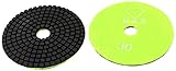 uxcell ダイヤモンド研磨パッド　バフディスク　石材専用　大理石　研磨　乾用　粒度30　2枚セット