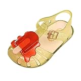 Deylaying 夏 ガールズ ボーイズ ベビー アイスキャンディー アイスクリーム 可愛い ゼリー アンチスリップ 柔らかい 靴 子供たち ビーチ サンダル 雨 ブーツ