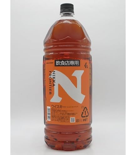 Amazon.co.jp: ニッカ フロンティア 業務用 48度 [ペット] 4L 4000ml