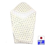 ヨット柄アフガン（アイボリー）　日本製