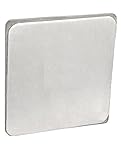 Steel City 449-BW Pre-Galvanized Steel Square Box Surface Cover with Raised 1/2-Inch and Blank Surfa
