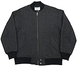 (ジョンブル)JOHNBULL ガンクラブチェック ウール ブルゾン オーバーサイズ JB12767 L 32チャコールグレー