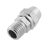 uxcell　ネジM8　4mm x 6mm　エアホースチューブ　クイック継手　空気圧縮部品　クイックカプラ