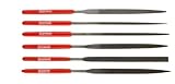 Gyros 49-01406 Needle File Set, 5-1/2-Inch, 6-Piece by Gyros