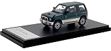 Hi Story 1/43 ミツビシ パジェロ MINI VR-II (1994) キルダーグリーン/シンフォニックシルバー 完成品