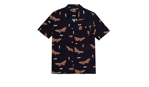 HUF x GODZILLA MOTHRA RESORT SHIRT 