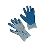 ERB Safety 14405 String Coated Gloves, Medium, Blue by ERB