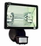 Designers Edge L6009BR 180-Degree Single Head Motion Activated Security Flood Light, Diecast Metal, 