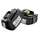 Powilling 互換マキタ18Vバッテリー BL1860B 6.0Ah マキタ電動工具用バッテリー18V BL1860B BL1860 BL1815 BL1820 BL1830 BL1840 BL1850 BL1870 BL1890など対応 【2個セット】