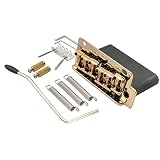 Wilkinson WV2-SB 10.8mm 2点 トレモロブリッジユニット ヴィンテージスチールサドル フルスチールブロック付き インポートストラト/日本ストラトギター用、ゴールド