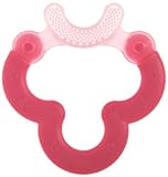 Mam Bite & Brush Teether With Soft Bristles 3+ Months (Pink) by MAM [並行輸入品]