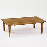 こたつ　120幅長方形　コタツテーブル　ヴィンテージテイスト　ロッコ120　天然杢チーク　国産品
