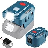 EID 150w マキタバッテリーインバーター+マキタ18Vバッテリー 変換アダプター AC100-120V 150W 電圧保護 省エネルギー マキタバッテリーインバーター マキタ18v バッテリー 対応 LED 2-USB/ライト付き 車中泊 キャンプ アウトドア 地震 防災グッズ 停電時など用