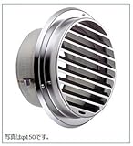宇佐美工業 UK-SBV100B 丸型ガラリ(ビス脱着式) MG/メタリックグレー