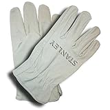 Stanley S88812 Unlined Grain Pigskin Driver Glove, Medium by Stanley