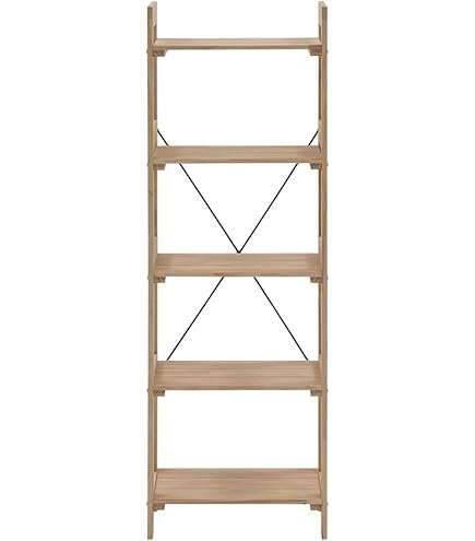 Amazon｜カインズ(CAINZ) 木製ラック 6段 ナチュラル 幅67cm 奥行30cm