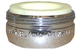 Larsen Supply 15 / 16 "オスクローム仕上げエアレーター 1.2 gpm クローム TV205535 1