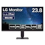 LG モニター ディスプレイ LG UltraGear 24G411A-B 23.8インチ/1920×1080/120Hz（オーバークロック時 144Hz）/IPS/sRGB 99%/HDR/アンチグレア/HDMI/DisplayPort/VRR(FreeSync/G-SYNC Compatible)/フリッカーセーフ/ブルーライト低減モード/色覚調整