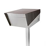 (サンノゼ) San Jose 郵便 ポスト サンノゼ ディープ（ポール付き） 木目調オークウッド(オールドブラウン) 鍵付き 99.9％ 防水構造 日本製 新世代 アメリカン ポスト 大容量 郵便受