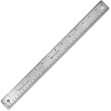 Westcottステンレススチールルーラー – 15 "長さ1 "幅 – 1 / 16、1 / 32卒業式 – 、メトリックインペリアル測定システム – ステンレススチール – 1各 – シルバー
