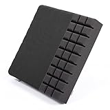 HAVARGO 座布団 クッション 厚め 通気 高反発 椅子クッション お尻が痛くならない ざぶとん 幅41cm厚さ7.5cm (41X41, くろい)