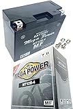 メガパワー バイク バッテリー MT12B-4 メンテナンスフリー 密閉式 (YT12B-BS/GT12B-4/CT12B-4/FT12B-4/BT12B-4/ST12B-4 互換)